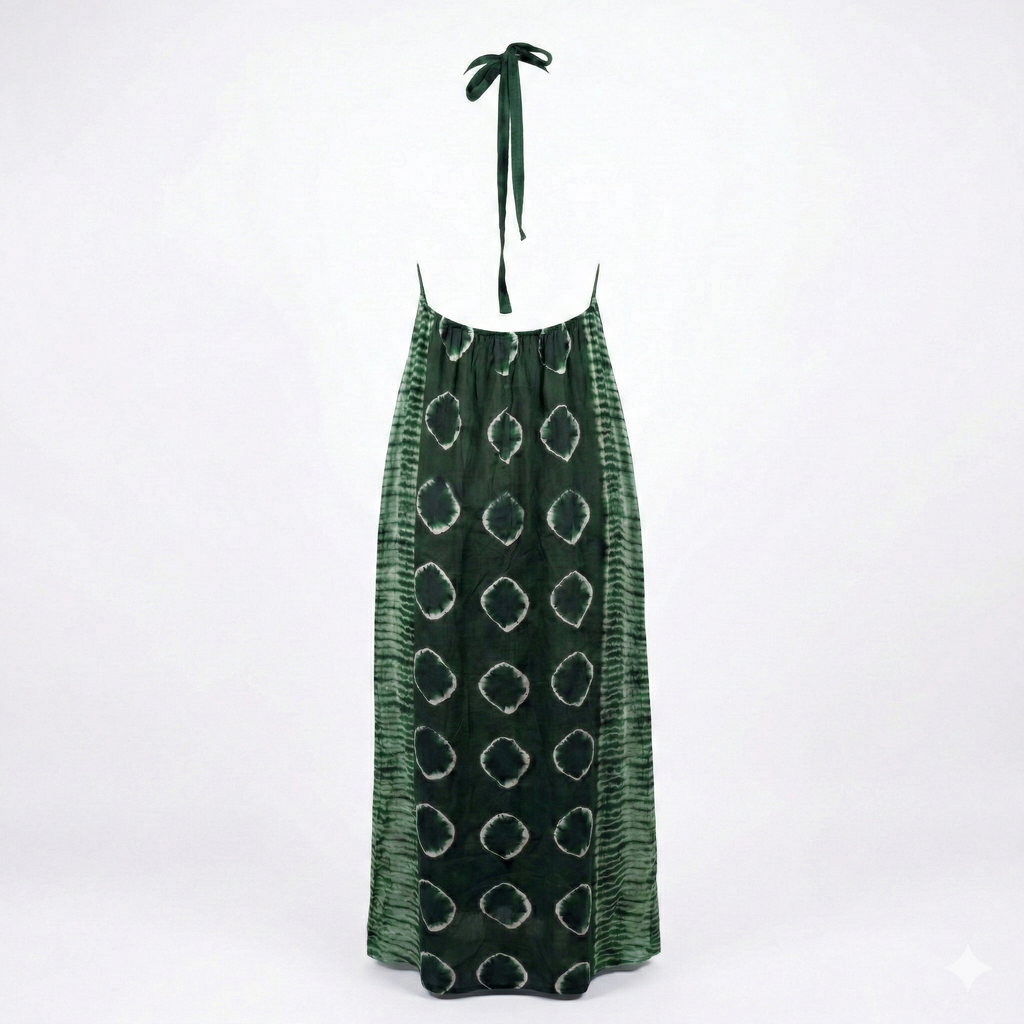 Emerald Grove Maxi Backless Dera