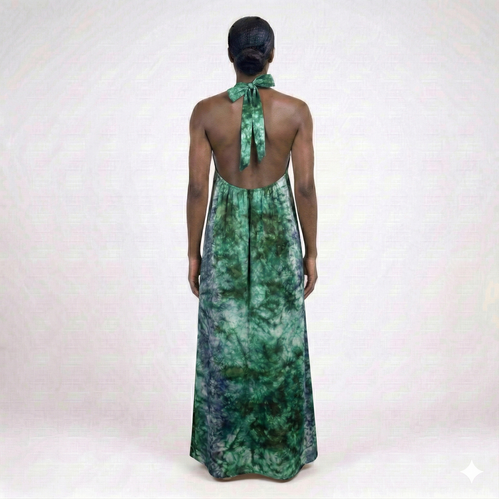 Emerald Grove Maxi Backless Dera