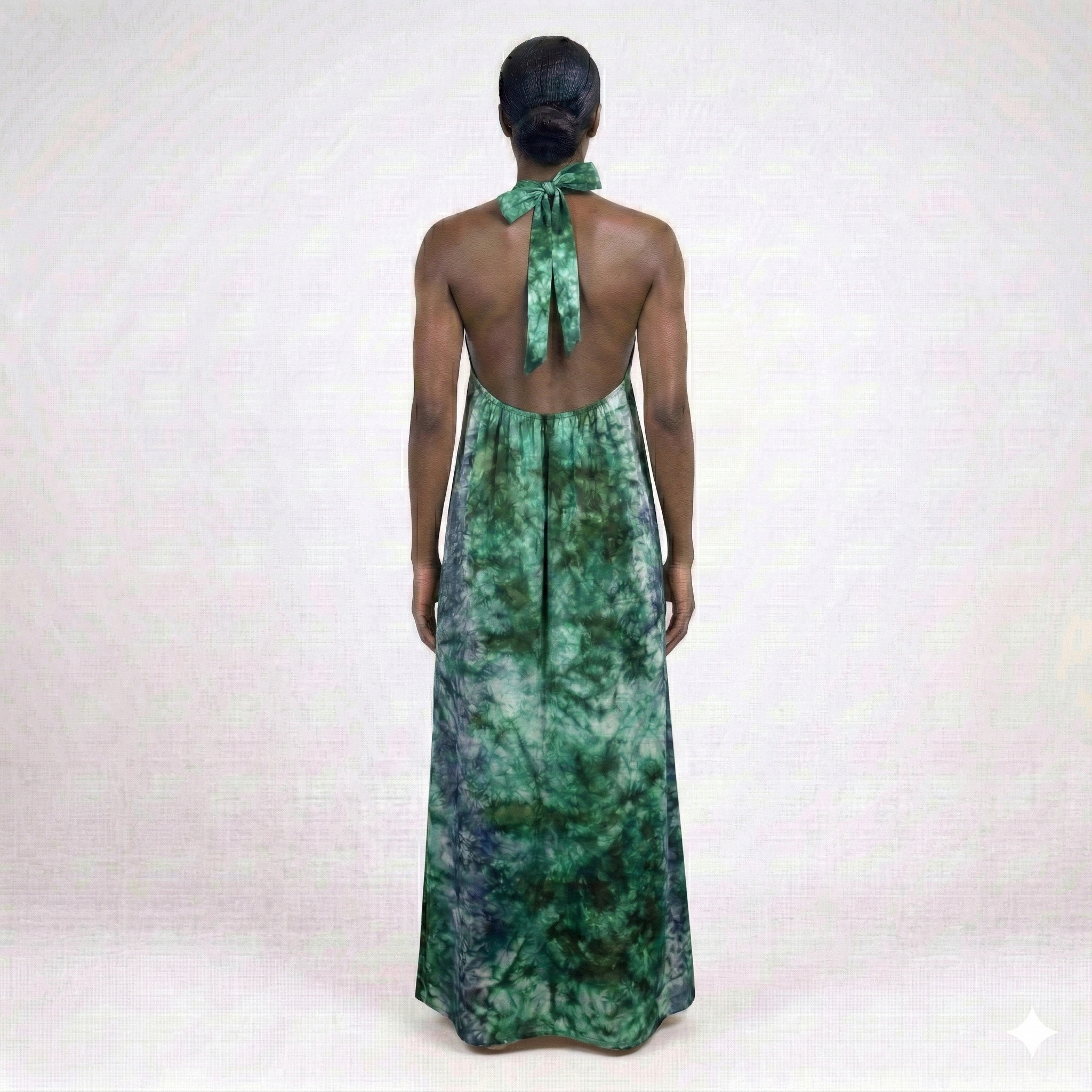 Emerald Grove Maxi Backless Dera
