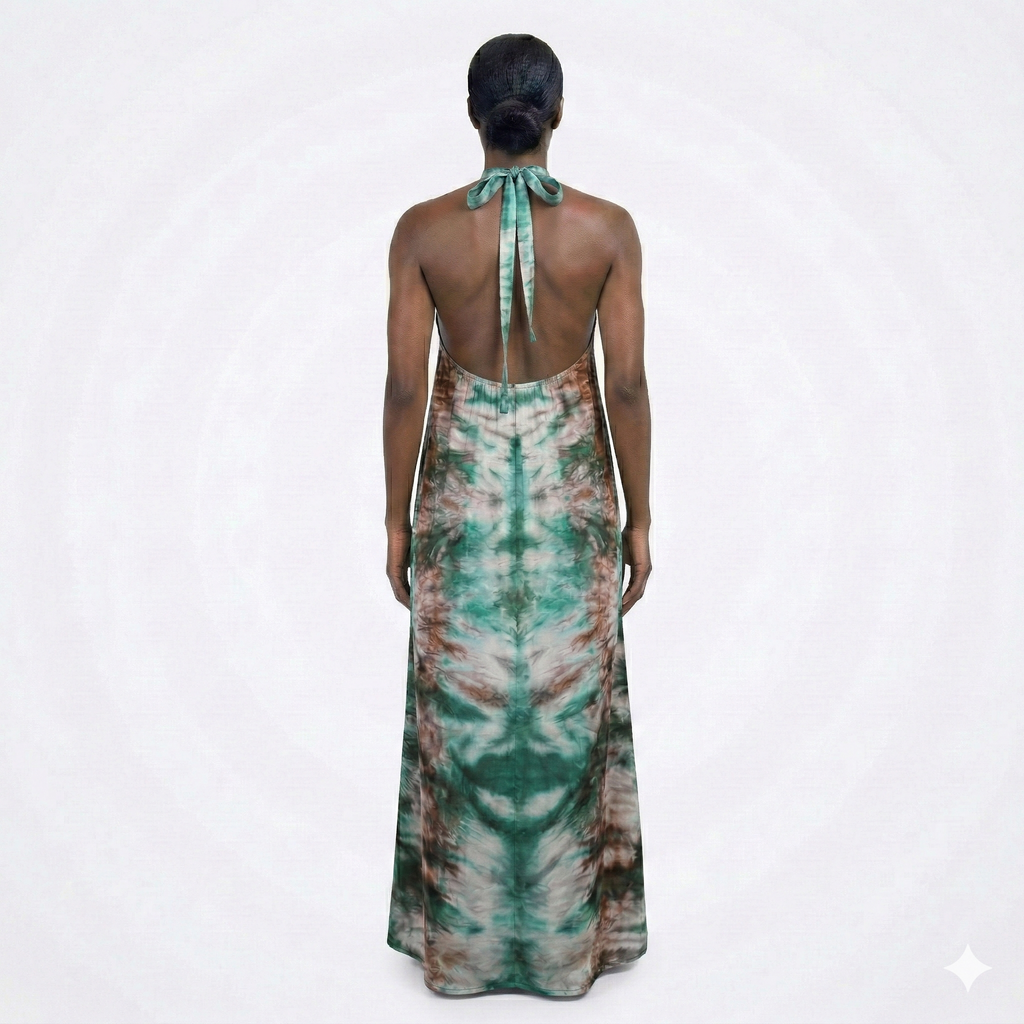 Jade Earth Maxi Backless Dera
