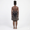 Midnight Marble Tie-Dye Mini Backless Dera