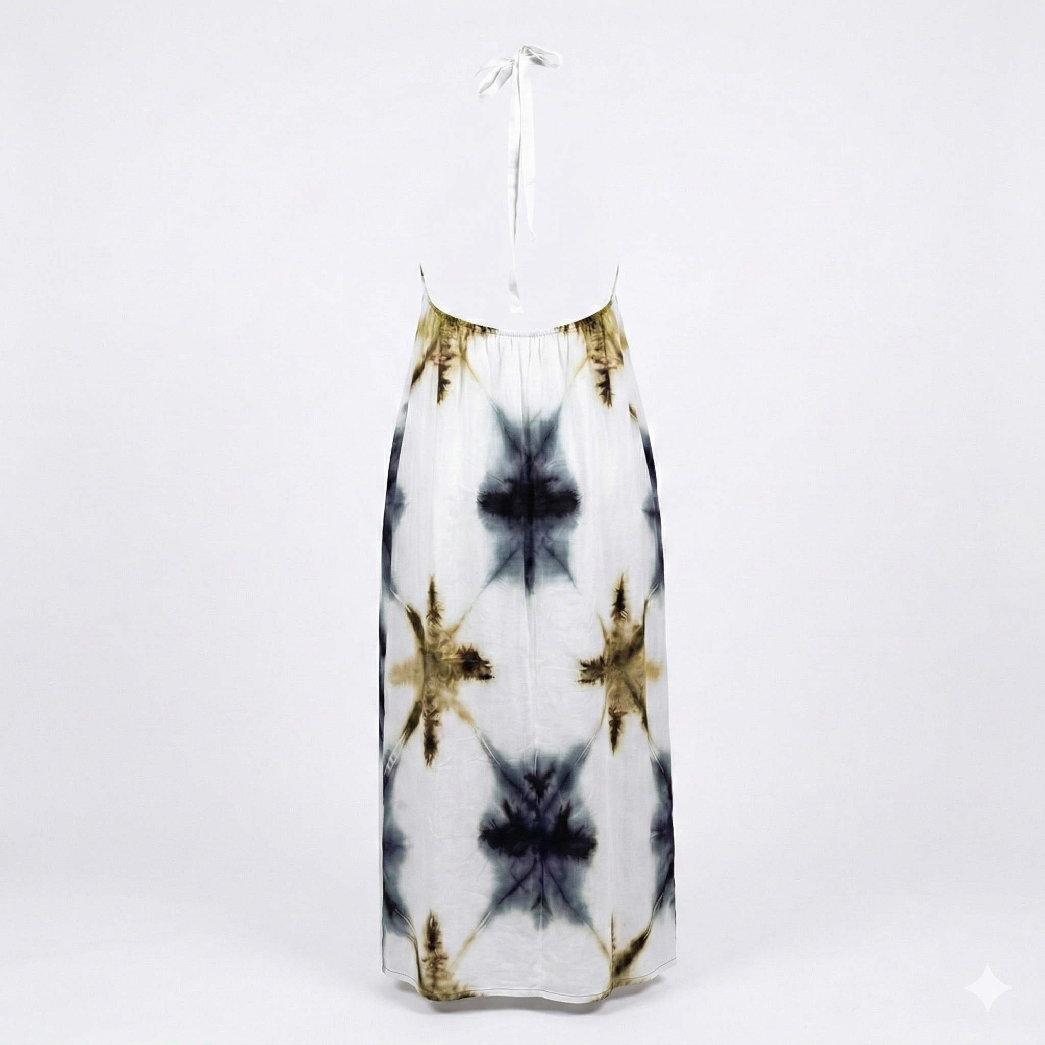 Prism White Maxi Backless Dera