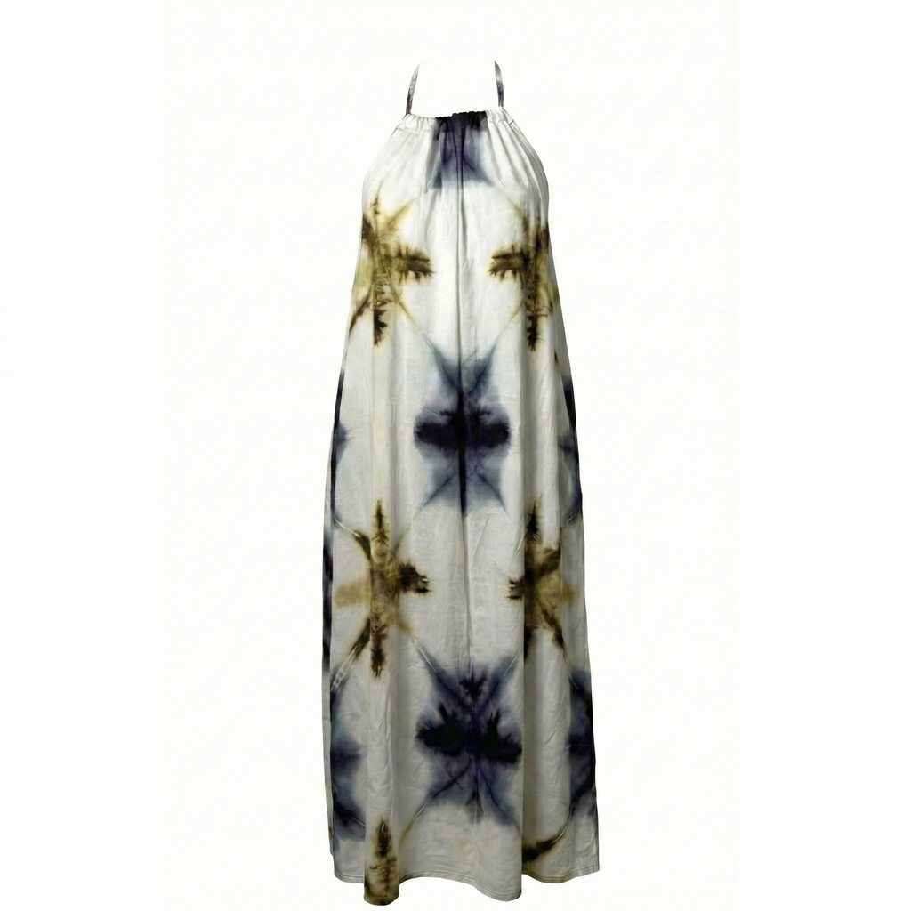 Prism White Maxi Backless Dera