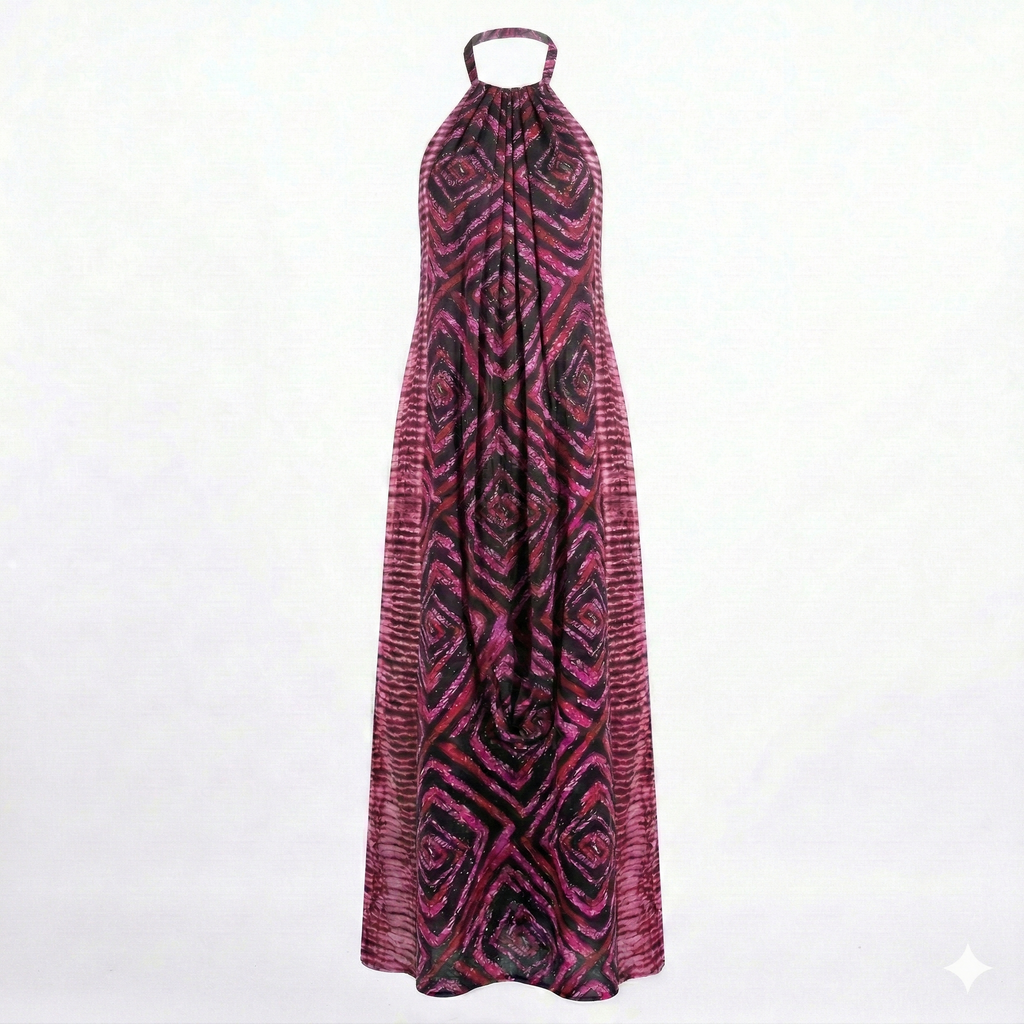 Jewel Prism Maxi Backless Dera