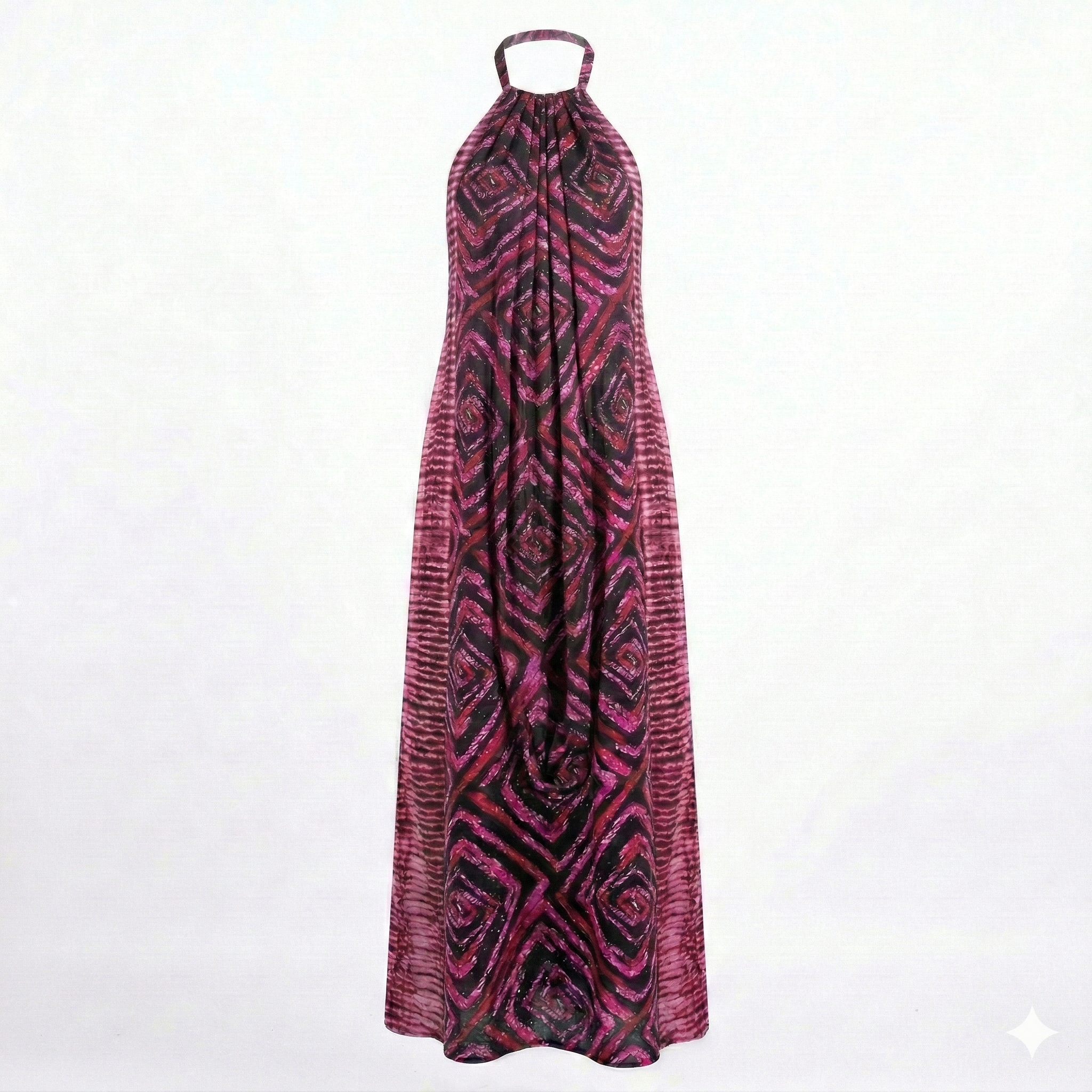 Jewel Prism Maxi Backless Dera