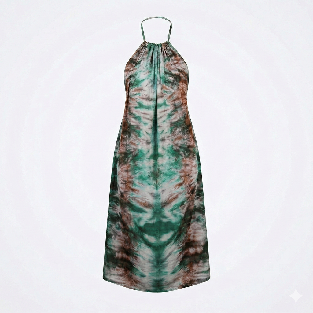 Jade Earth Maxi Backless Dera