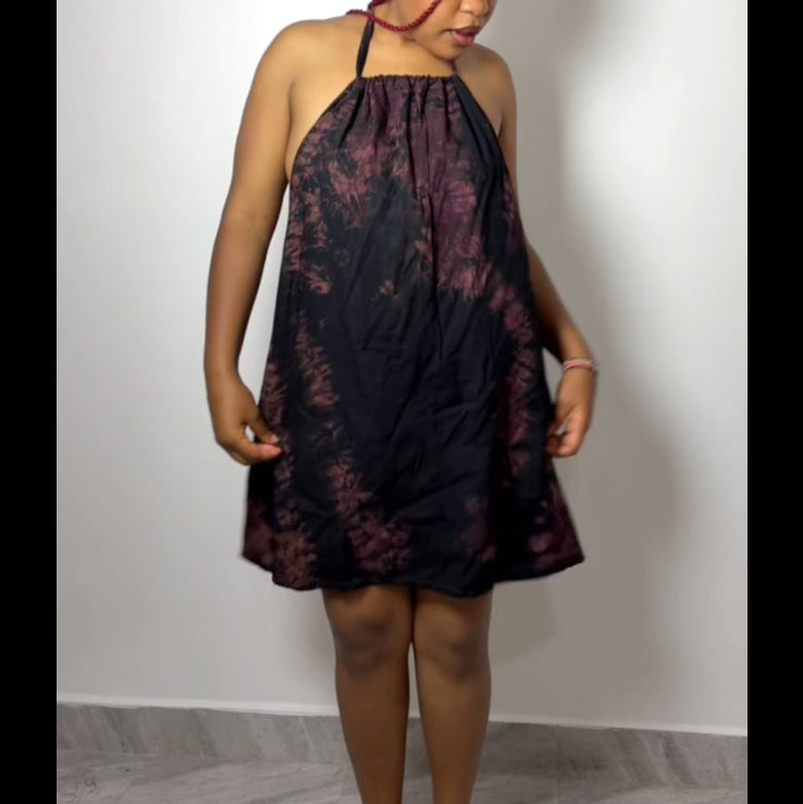 Midnight Merlot Mini Backless Dera