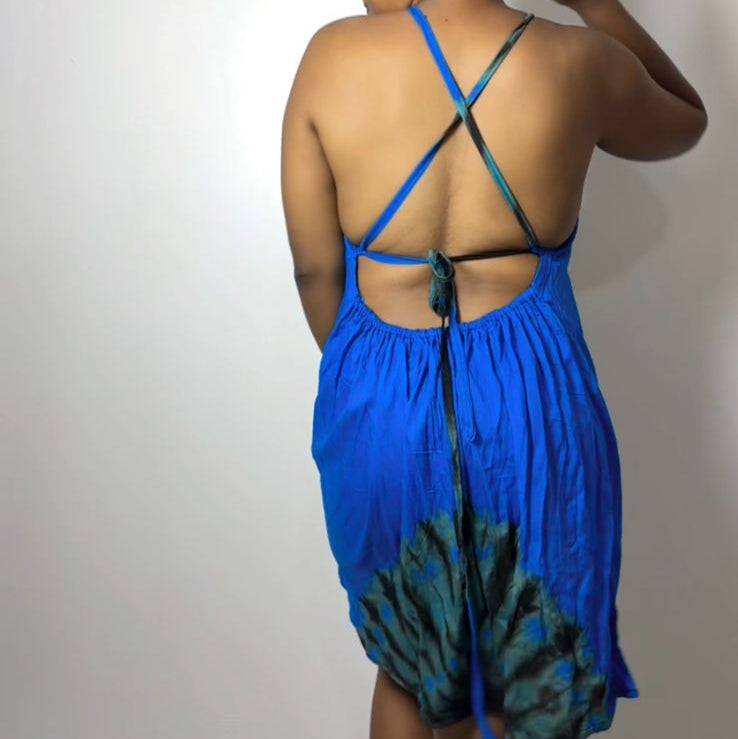 Blue Horizon Mini Backless Dera